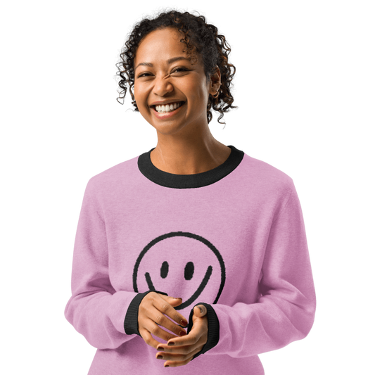 Smile - Knitted Crew Neck Sweater