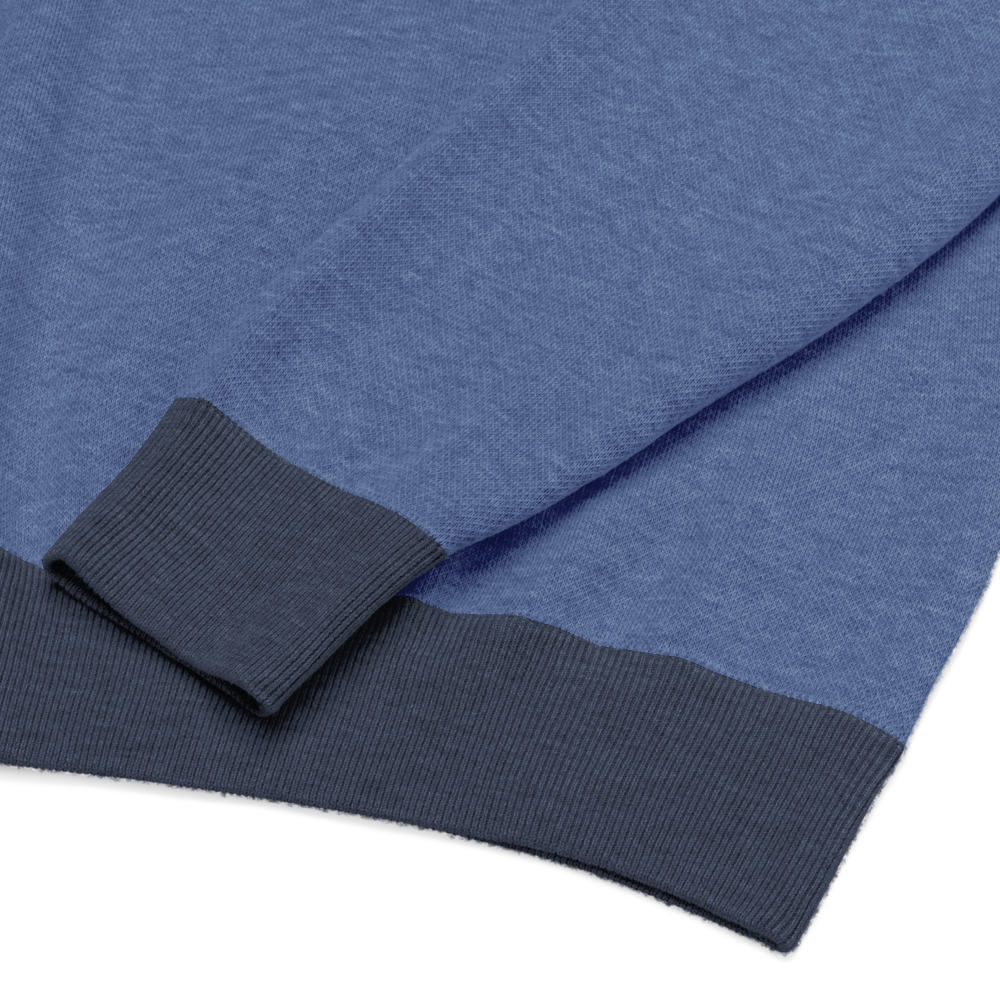 Hello - Relaxed Fit Knitted Crew Neck Sweater