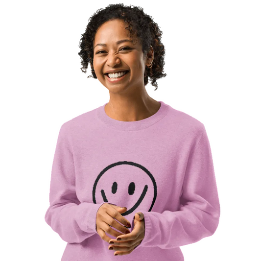 Happy - Knitted Crew Neck Sweater